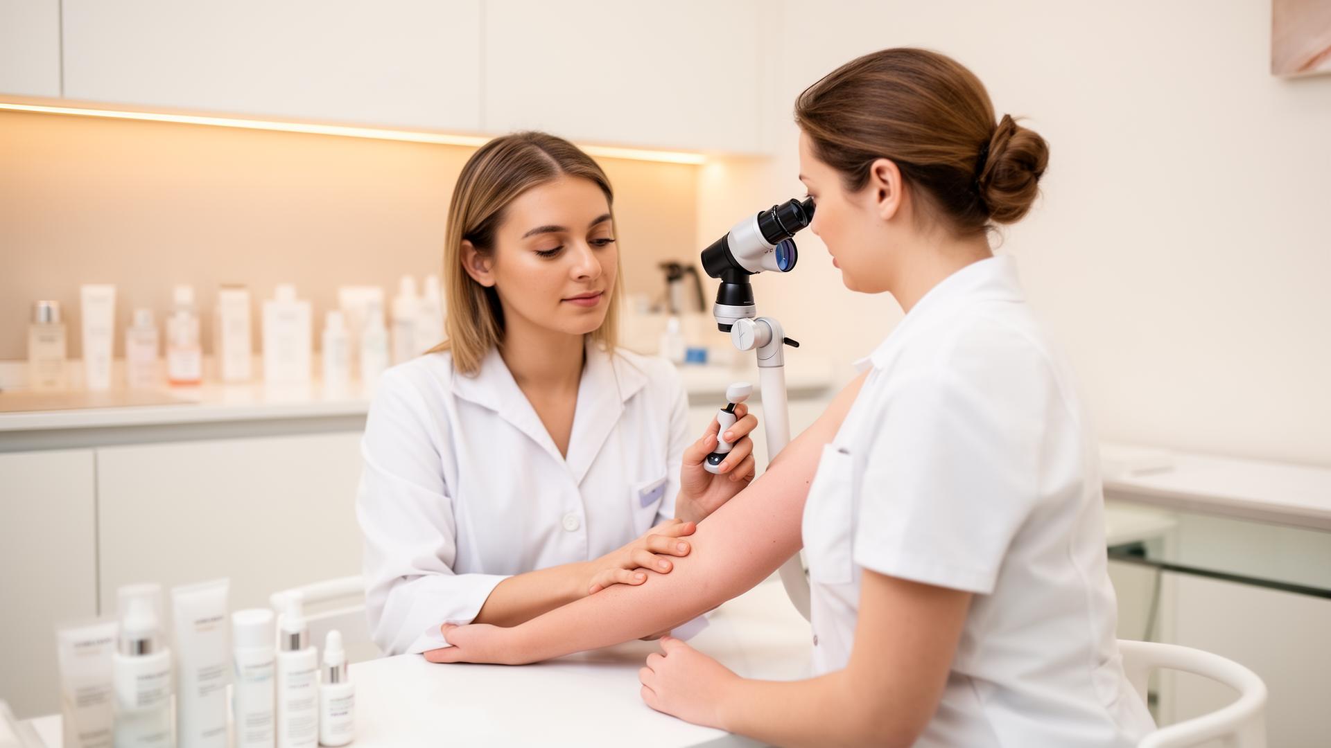 Modern dermatology clinic